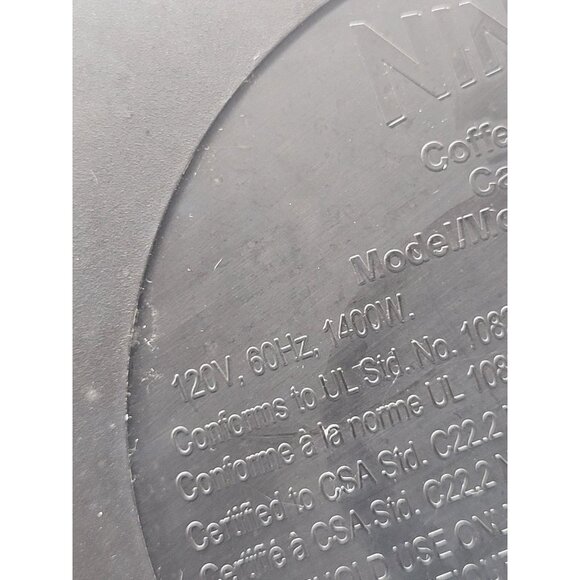 Ninja Coffee Bar CF085 Series Black Stainless Steel Base Brewer Control Panel Pa - Picture 9 of 10